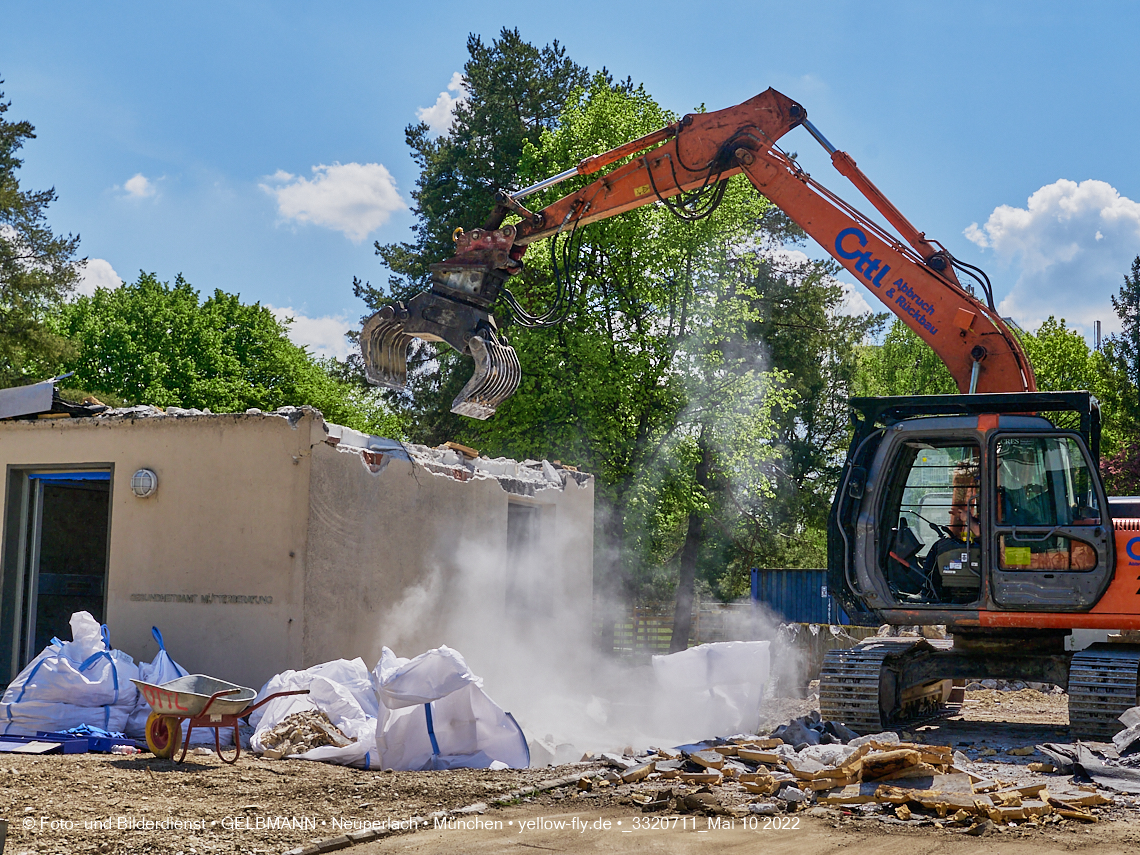 10.05.2022 - Baustelle am Haus für Kinder in Neuperlach